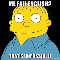 me fail english